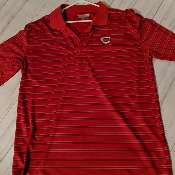 cincinnati reds golf shirt